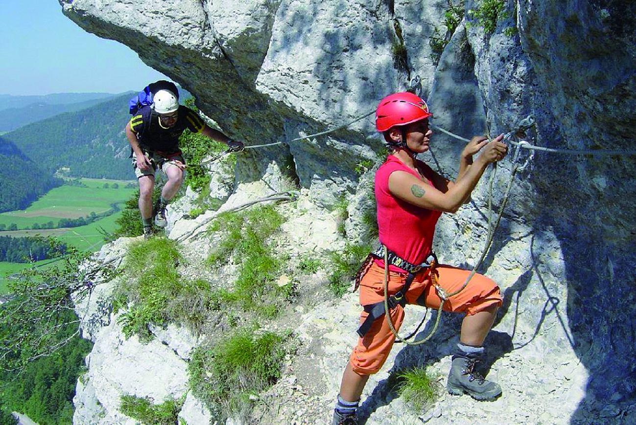 Via ferrata tichodrome Val-de-Travers